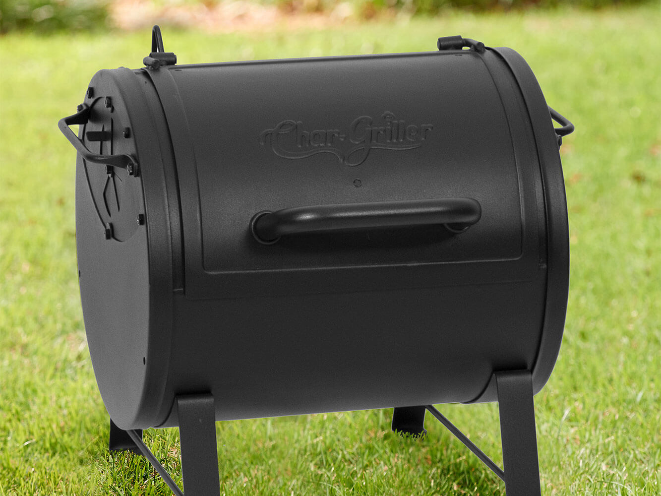 Char-Griller Portable Charcoal Grill / Side Fire Box