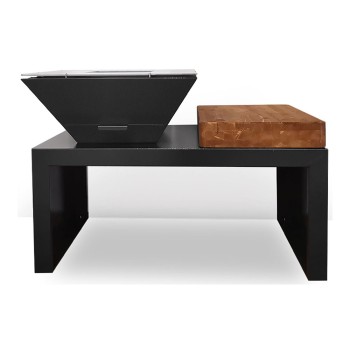 Barbacoa de Leña Clementi Colorado con Encimera Barbacoa de Leña Clementi Colorado con Encimera