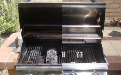 Clean and care gas barbecue