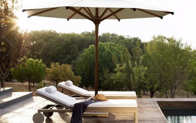 Parasols are an essential on sunny days!