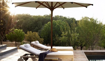 Parasols are an essential on sunny days!