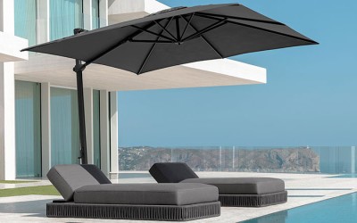 Shade yourself this summer with our stylish designer parasols and daybeds!