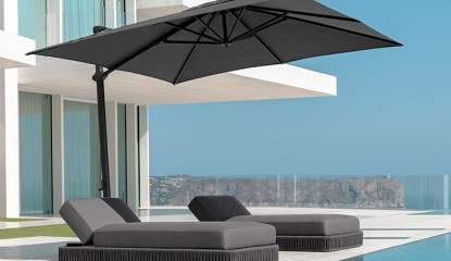 Shade yourself this summer with our stylish designer parasols and daybeds!