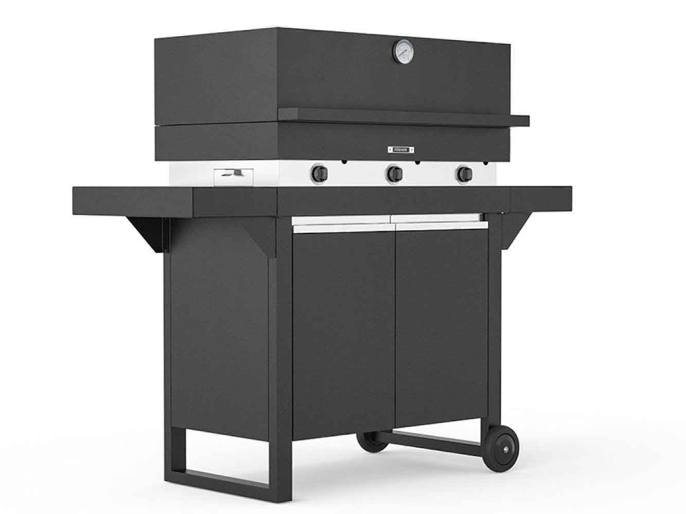 Fògher Gas Barbecue with Oven FGA 750 FO with Closed Trolley