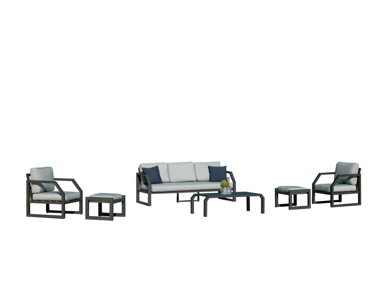 Conjunto de Sofá Bellagio 8 de 3 Lugares