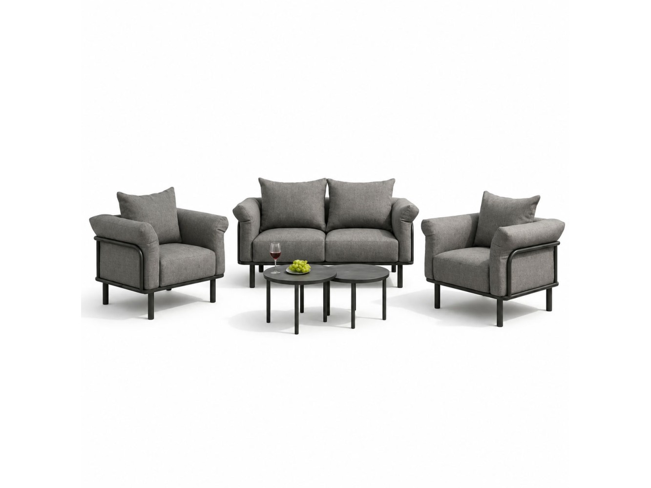 Conjunto de Sofá de 2 Plazas Brandon 7