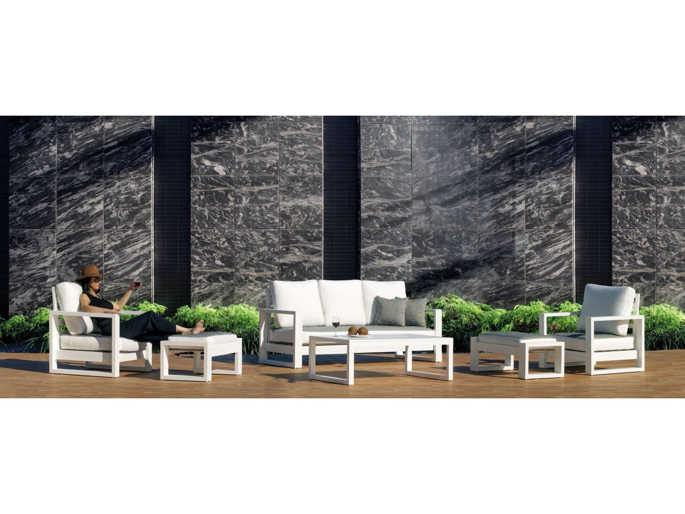 Cartago 8 3-Seater Sofa Set