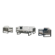 Conjunto de Sofá de 3 Lugares Cosmos 8 Conjunto de Sofá de 3 Lugares Cosmos 8