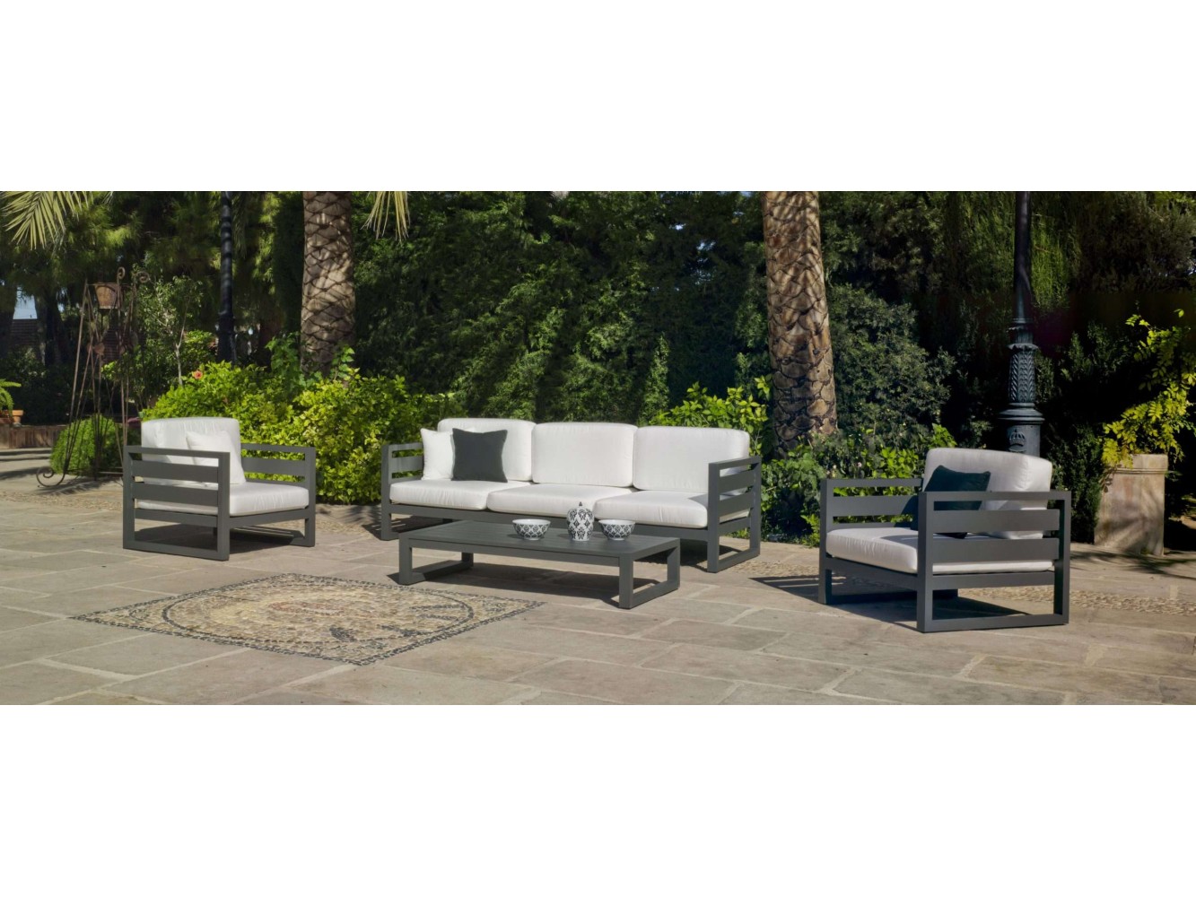 Conjunto de Sofá de 3 Lugares Cosmos 8 Conjunto de Sofá de 3 Lugares Cosmos 8