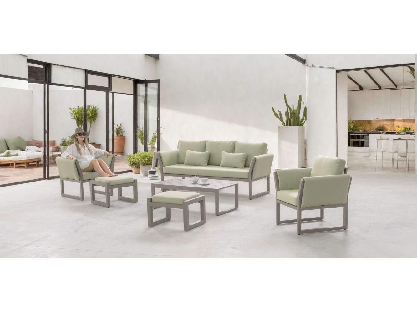 Conjunto de Sofá de 3 Lugares Cupra 8 Conjunto de Sofá de 3 Lugares Cupra 8