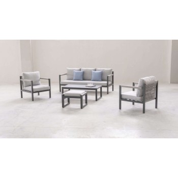 Conjunto de Sofá de 3 Lugares Damasco 8