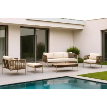 Conjunto de Sofá de 3 Plazas Java 8