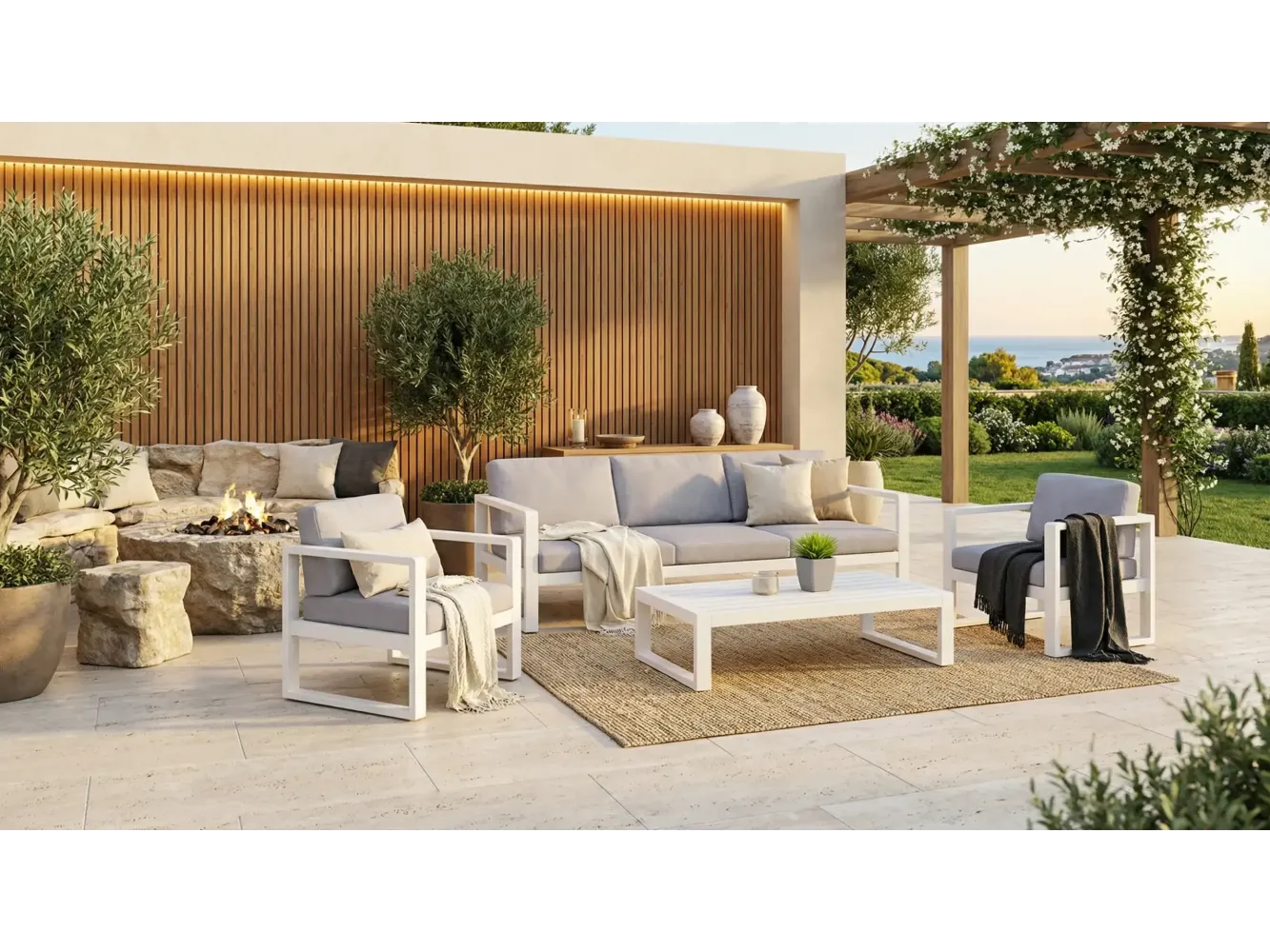 Conjunto de Sofá de 3 Lugares Odin 8