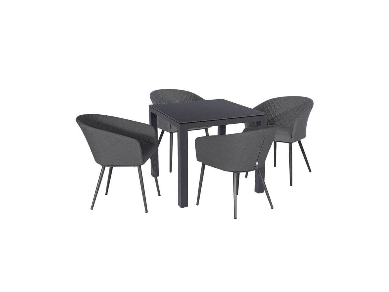 Napoli 4 Seat Square Dining Set Napoli 4 Seat Square Dining Set