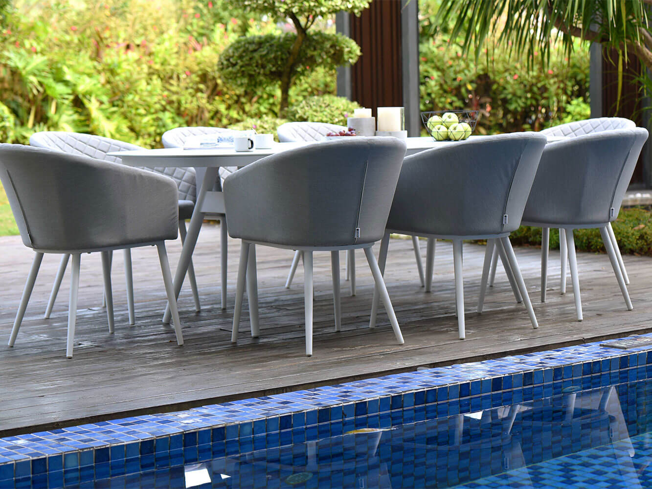 Salon de Jardin Ovale Napoli 8 Places Salon de Jardin Ovale Napoli 8 Places