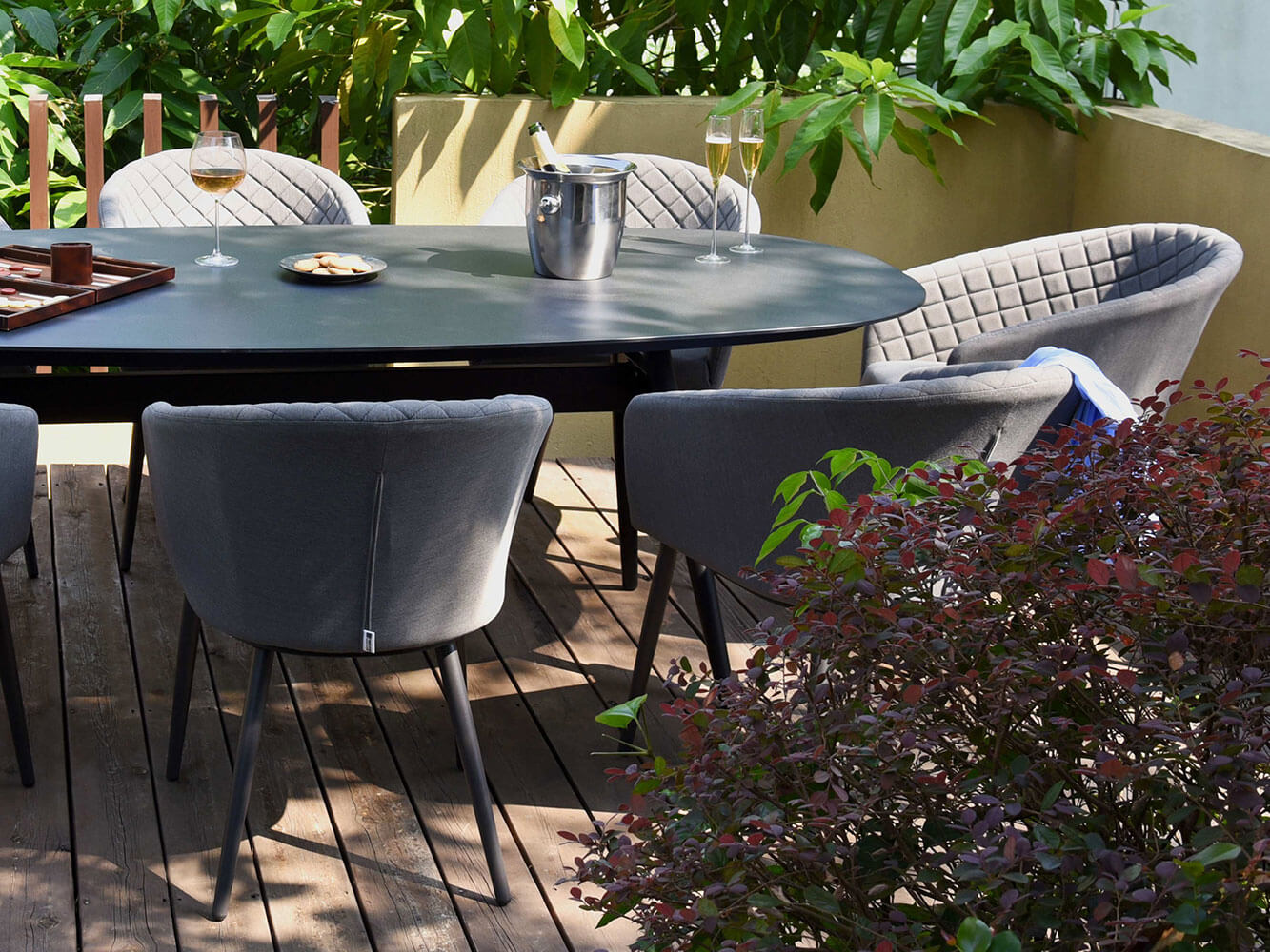 Salon de Jardin Ovale Napoli 8 Places Salon de Jardin Ovale Napoli 8 Places