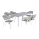 Conjunto de Jantar Rectangular Nuoro com 6 Lugares Conjunto de Jantar Rectangular Nuoro com 6 Lugares