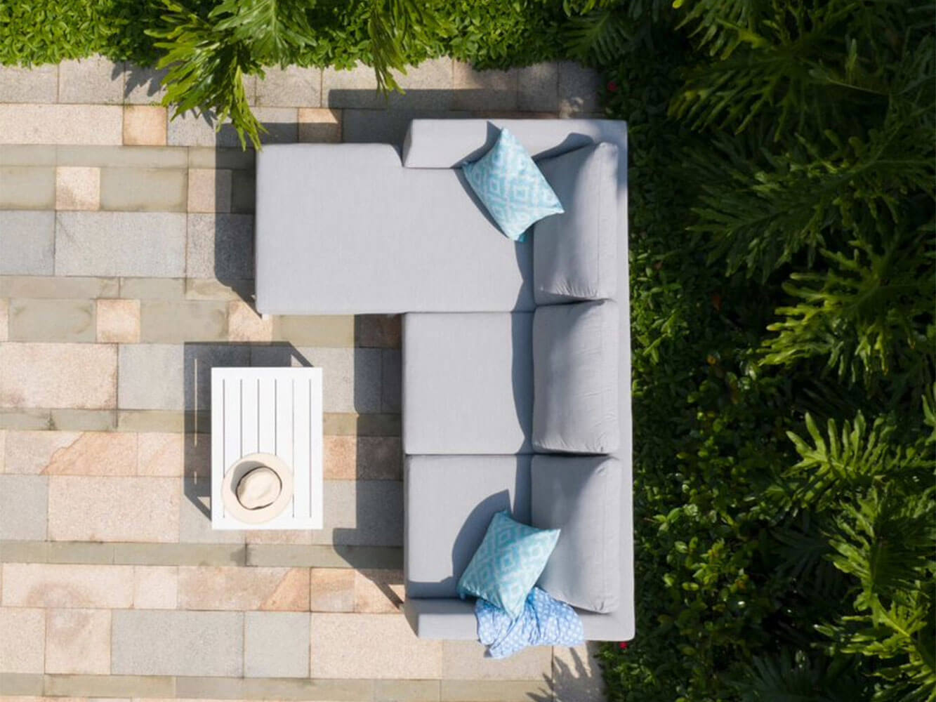 Ens. de Canapé avec Chaise Longue Argenta Ens. de Canapé avec Chaise Longue Argenta