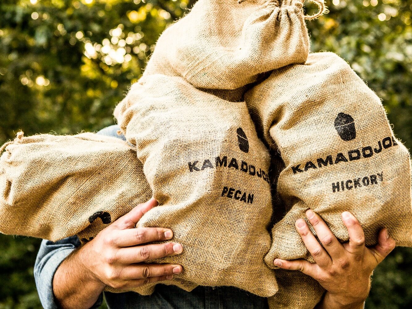 Pedaços de Madeira de Nogueira Kamado Joe