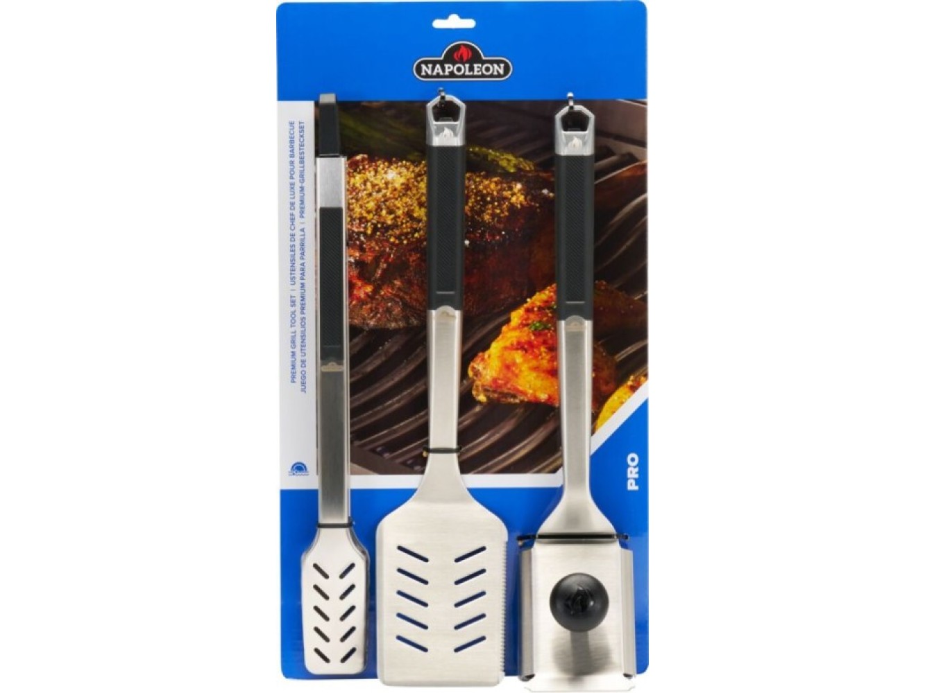 Ensemble d'Outils Napoleon pour Barbecue Premium (3 Pièces) Ensemble d'Outils Napoleon pour Barbecue Premium (3 Pièces)
