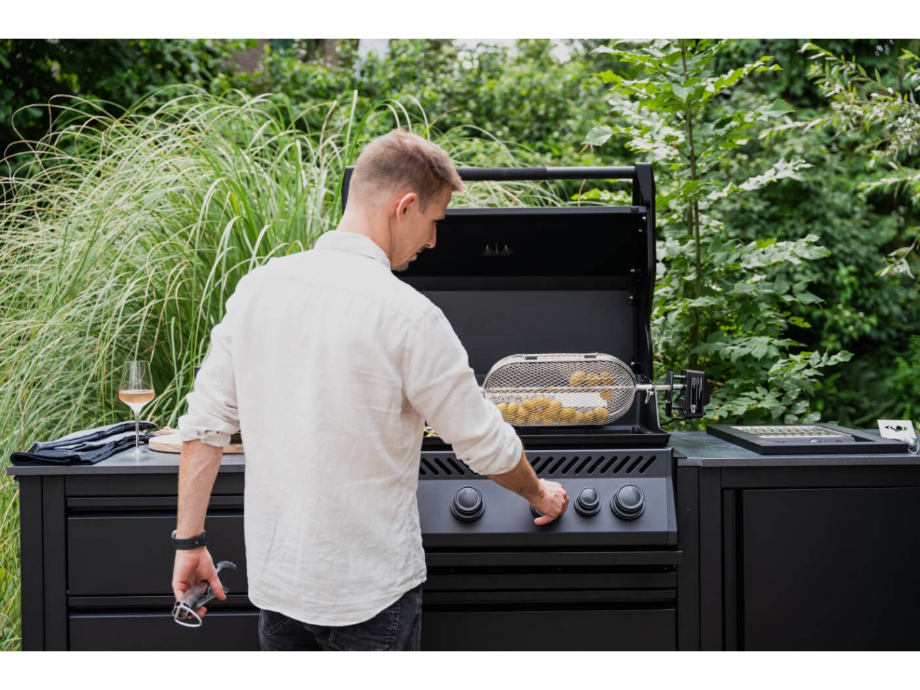 Barbecue à Gaz Napoleon Encastrable Série 300 Intégrée 32