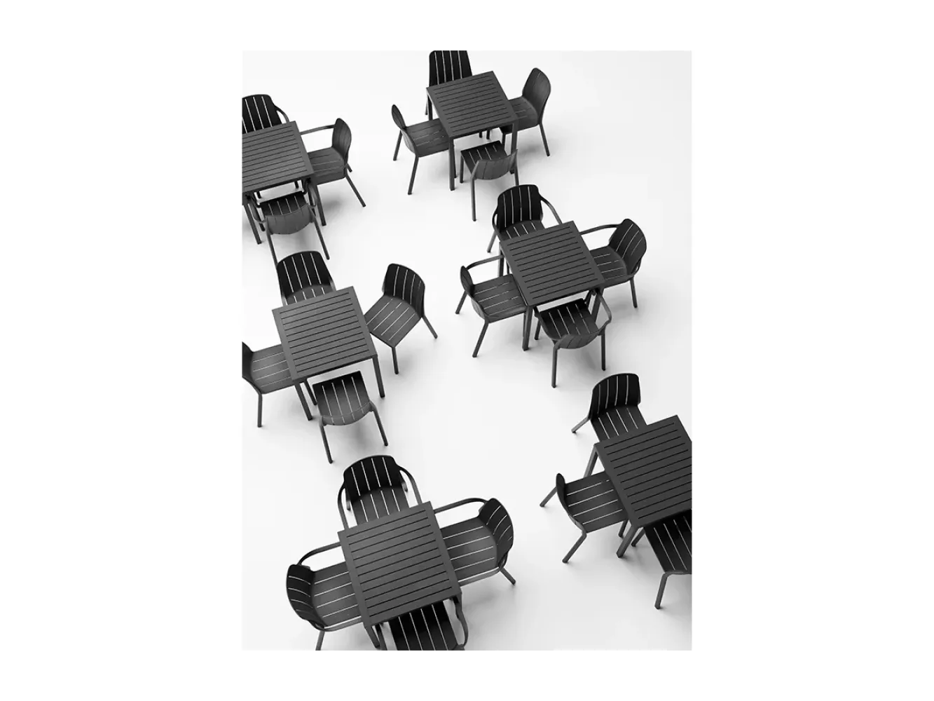 Cadeira com Braços Tiberina - ANTRACITE Cadeira com Braços Tiberina - ANTRACITE