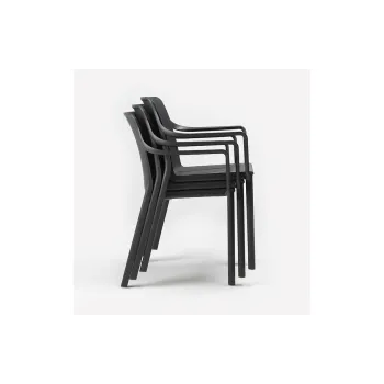 Cadeira com Braços Tiberina - ANTRACITE Cadeira com Braços Tiberina - ANTRACITE