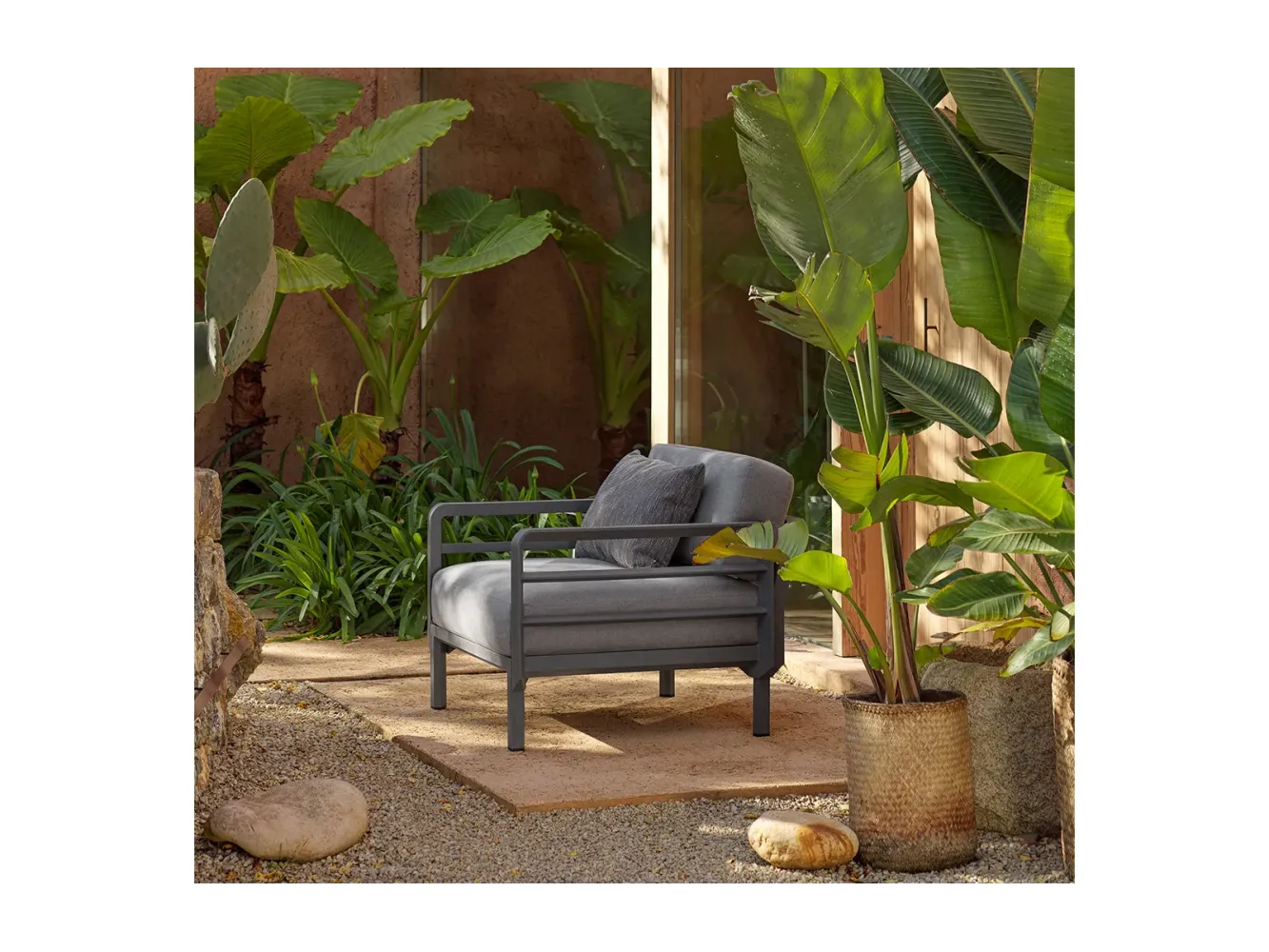 Fauteuil Maximo - BASALTO/LAVA