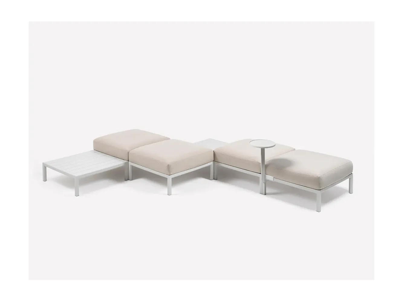 Maximo Pouf - GESSO/PERLA