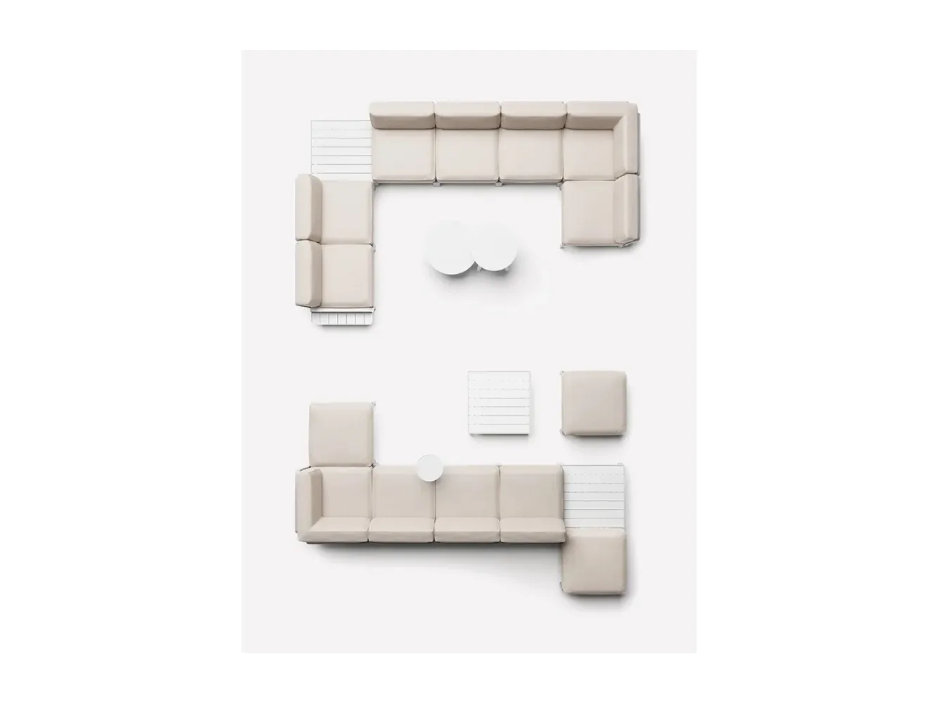 Maximo Pouf - GESSO/PERLA