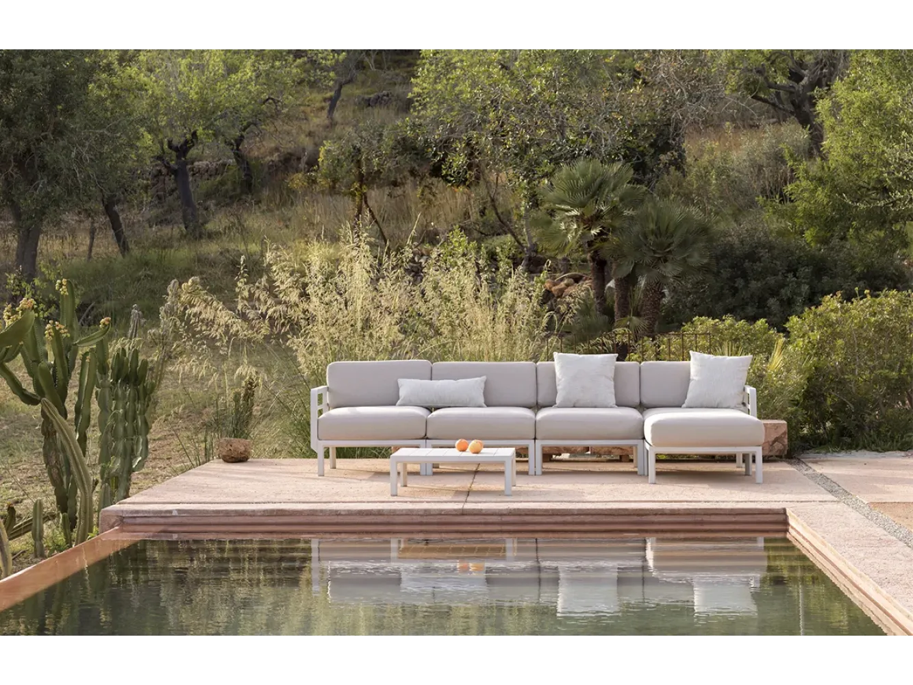 Mesa Maximo Tavolino 80 - GESSO