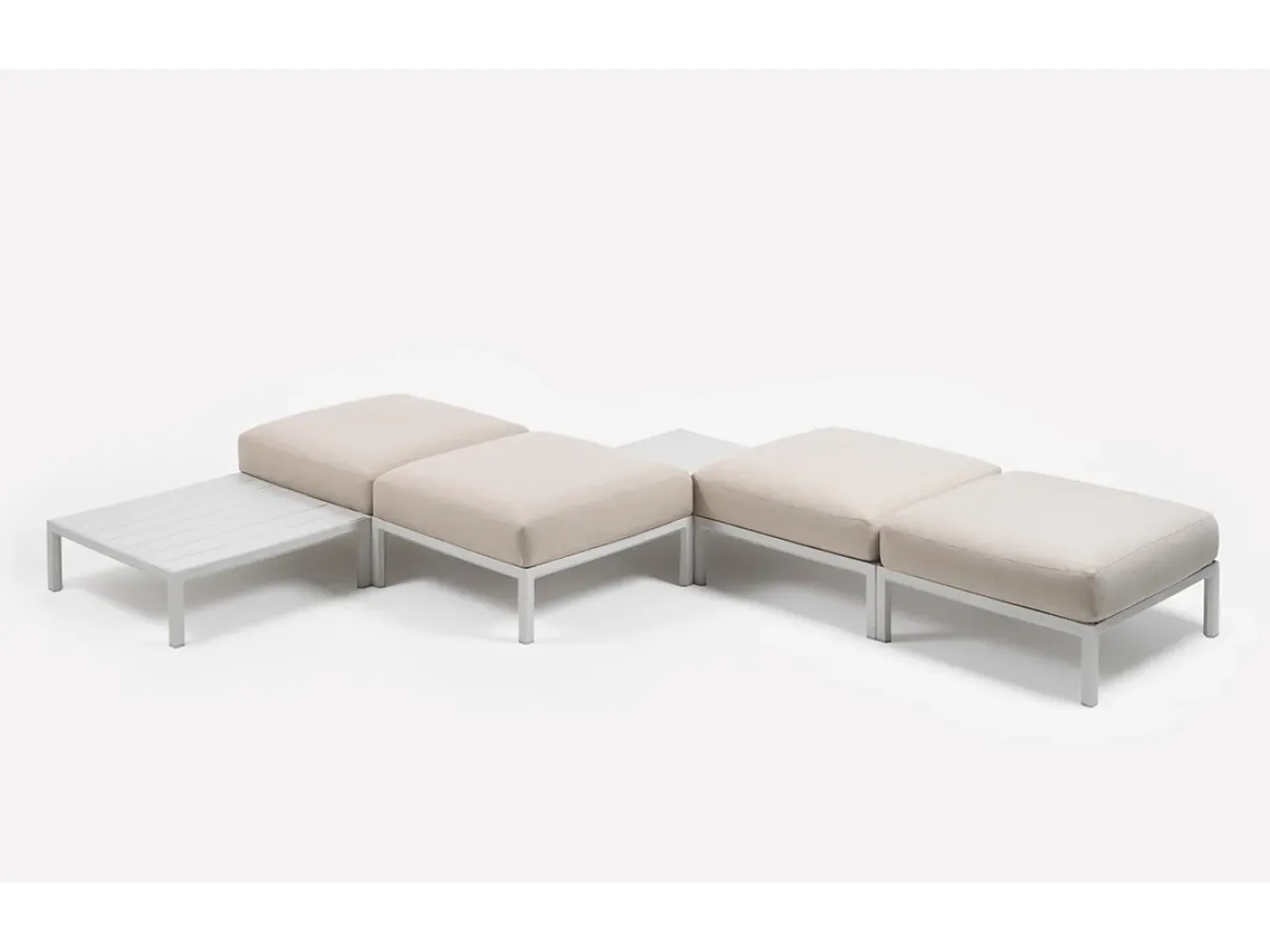 Mesa Maximo Tavolino 80 - GESSO