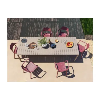 Mesa Tevere 210 Extensível - TORTORA Mesa Tevere 210 Extensível - TORTORA