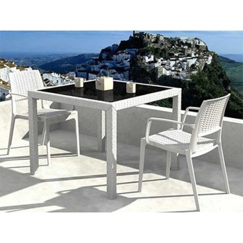 White Atlantic Dining Set White Atlantic Dining Set